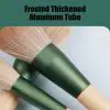 10PCs Wooden Green Makeup Brush Set - Image 4