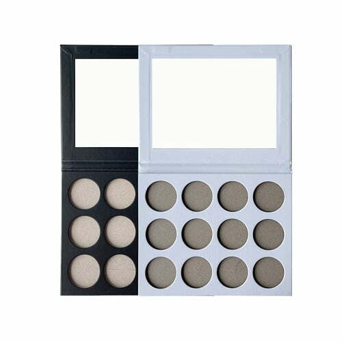 Create your own eyeshadow palette with AQ Gimel, high pigment formula, high quality palette, best vegan private label cosmetics manufacturer with no minimum