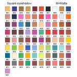 81 Shades Matte Square Pan Eyeshadow Sample Kit