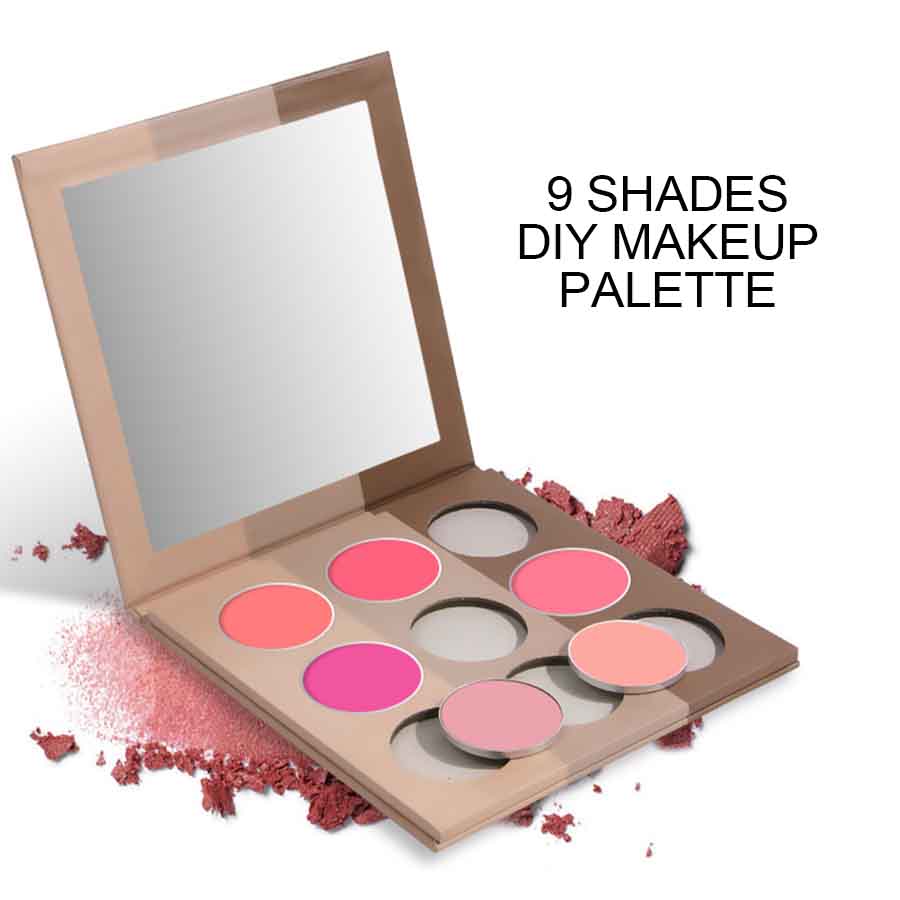 Make your own makeup palette private label line with AQ Gimel, the best private label vegan cosmetics, cruelty free white label makeup manufacturer.