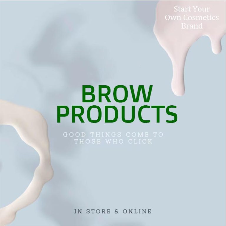 private label brow products
