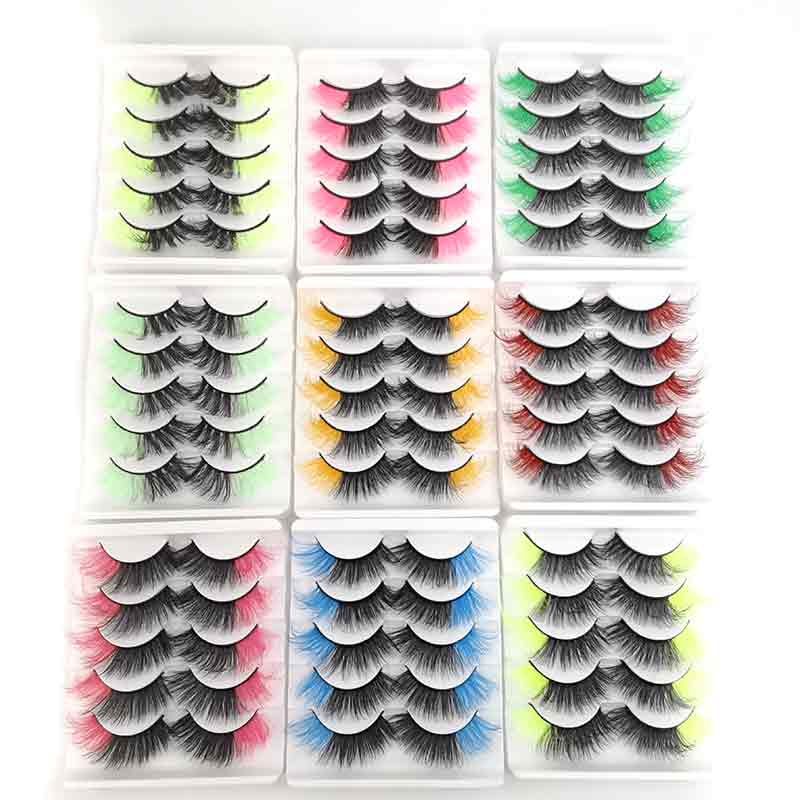 Colorful Cat Eyelashes 5 in 1 Kit