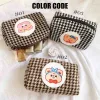 Houndstooth Cartoon Cosmetic Bag - Image 2