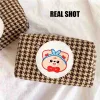 Houndstooth Cartoon Cosmetic Bag - Image 6