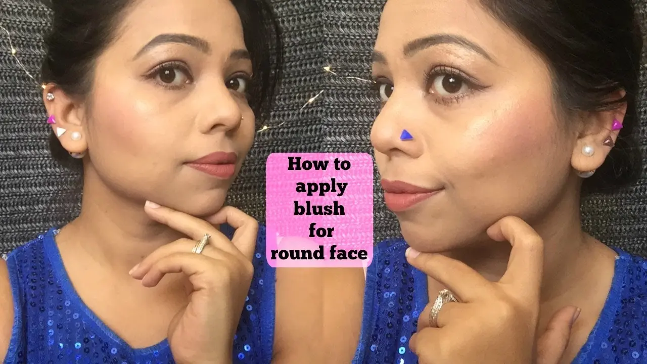How To Apply Blush Round Face