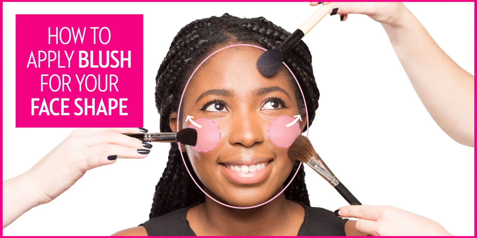 How To Apply Blush To A Round Face