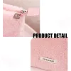 Imitation Rabbit Velvet Flat Cosmetic Bag - Image 4