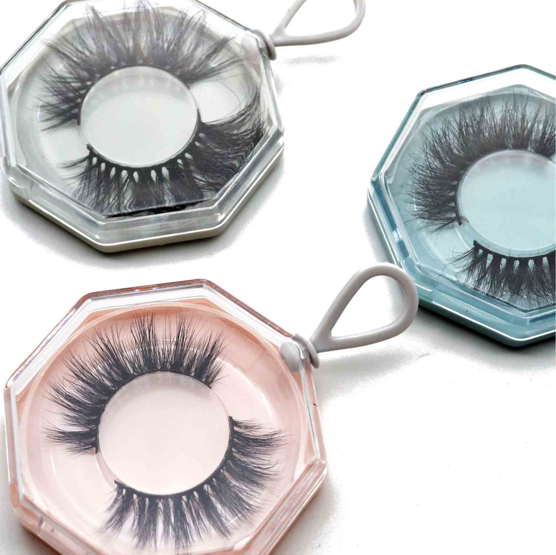 Polygonal Acrylic Eyelashes Box