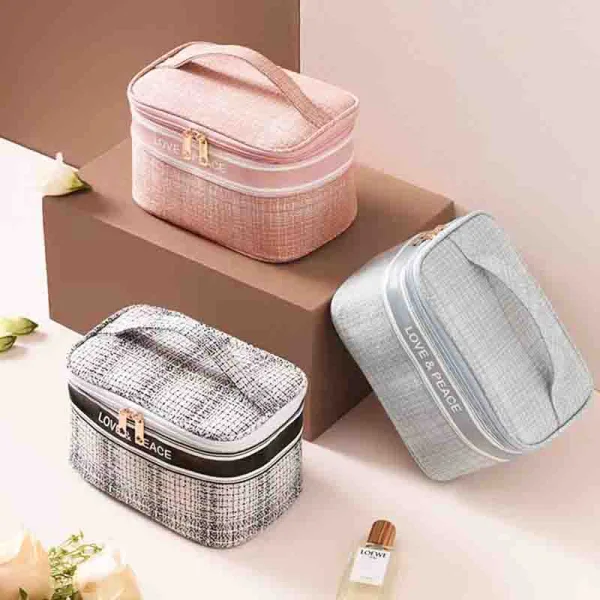 Square Chanel's Style Cosmetic Bag