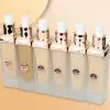 Matte Liquid Coverage Foundation Glass Square Bottle - Image 3